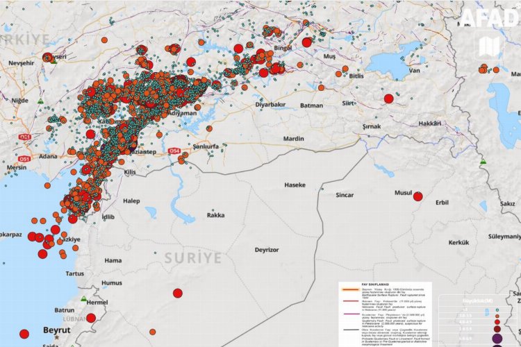 AFAD: Bir ayda 14 bine yakın deprem meydana geldi