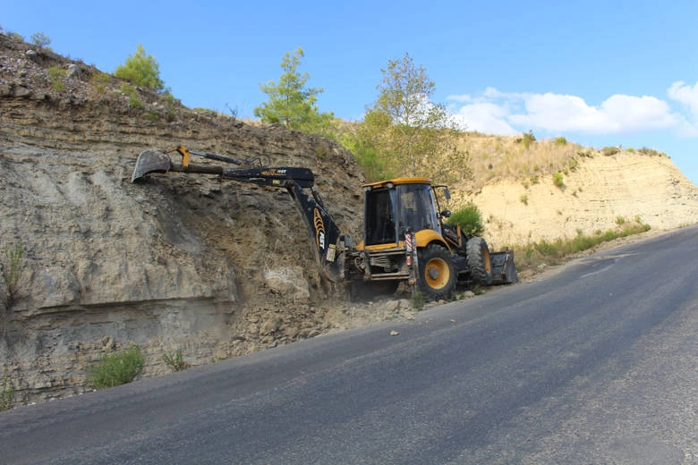 Antalya Manavgat yollarında kış mesaisi