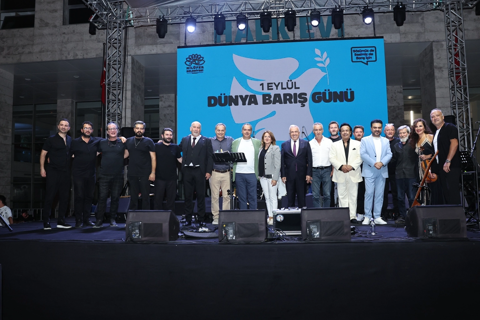 Barışın sesi Nilüfer’den yükseldi