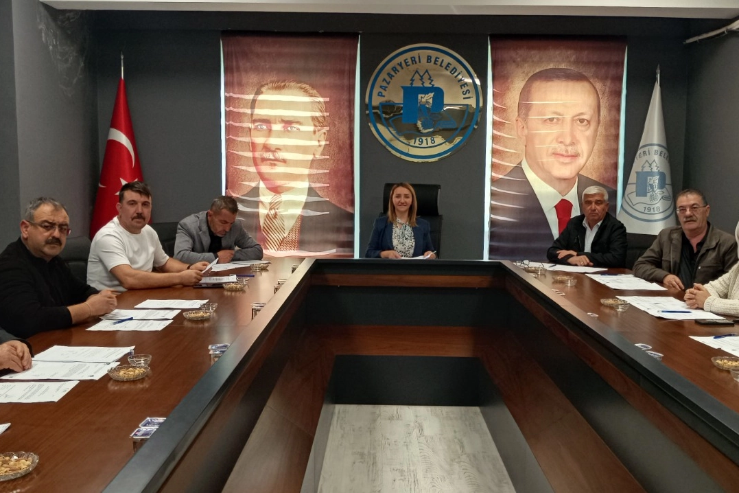 Bilecik Pazaryeri Meclisi'nde ekim ayı toplantısı