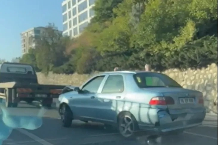 Bursa-Mudanya yolunda trafik kazası!