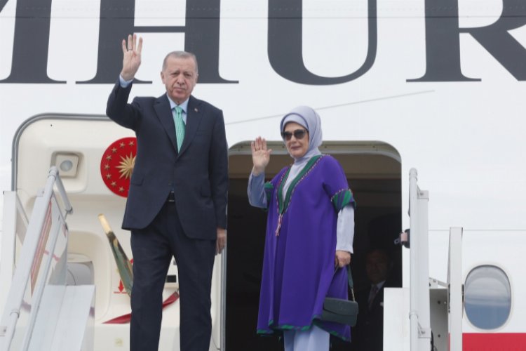 Cumhurbaşkanı Erdoğan Kazakistan'dan ayrıldı