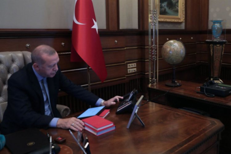 Cumhurbaşkanı Erdoğan Lapidle görüştü