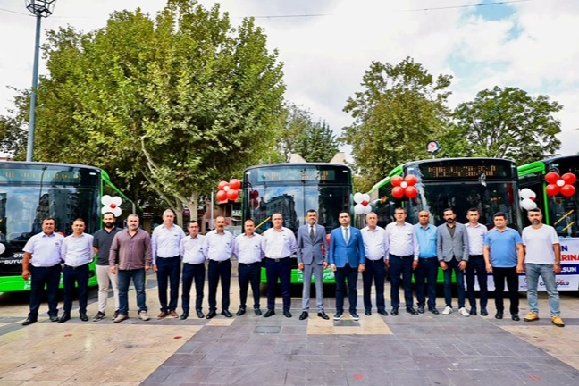 Denizli'de toplu ulaşım filosuna 30 yeni otobüs
