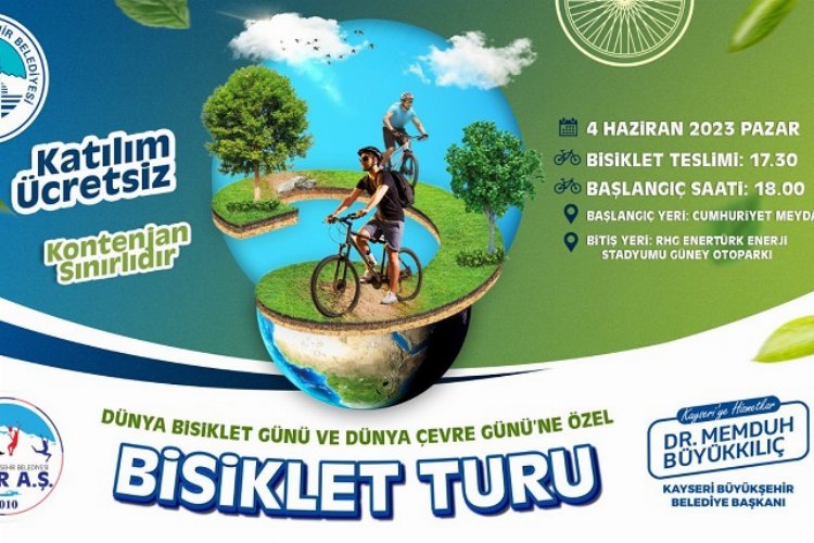 Dünya Bisiklet Günü Kayseri'de de kutlanacak