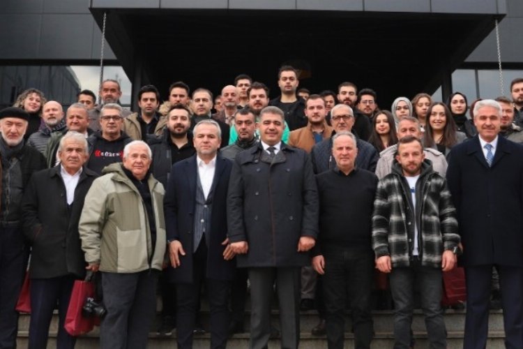 Düzce'de Vali Aslan gazetecilerle buluştu