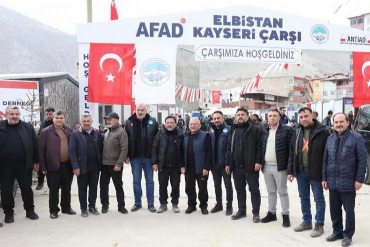 Elbistan Kayseri Çarşısı'nda Büyükkılıç turu