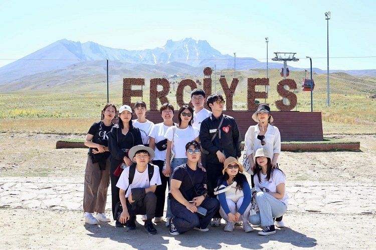 Güney Koreli öğrenciler Kayseri'ye hayran kaldı