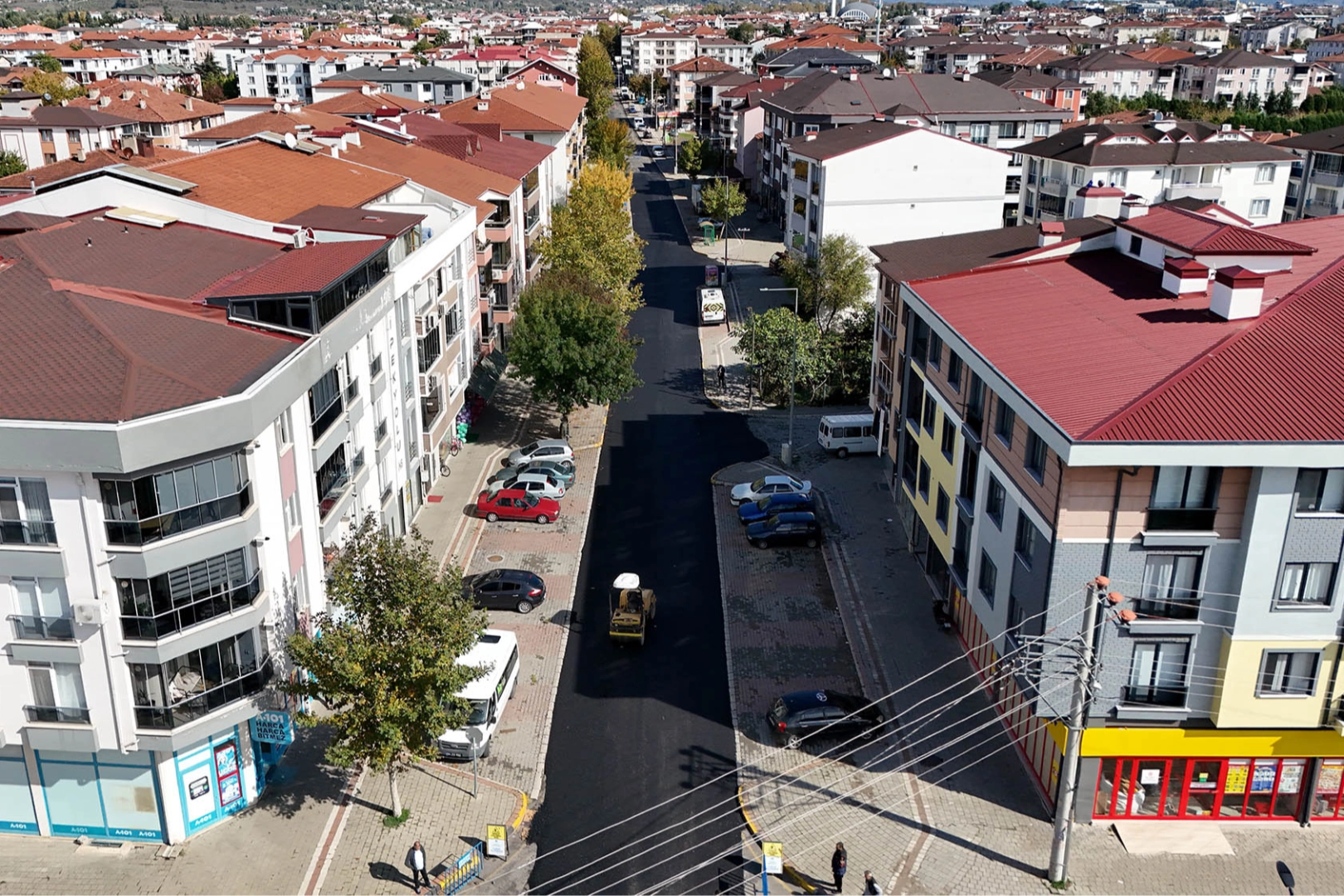 Hendek’te iki önemli güzergaha Büyükşehir dokunuşu