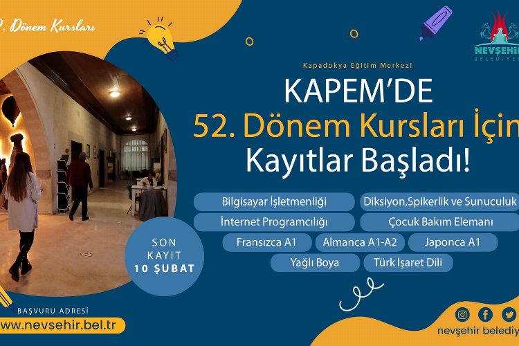 KAPEM'de yeni kayıtlar başladı