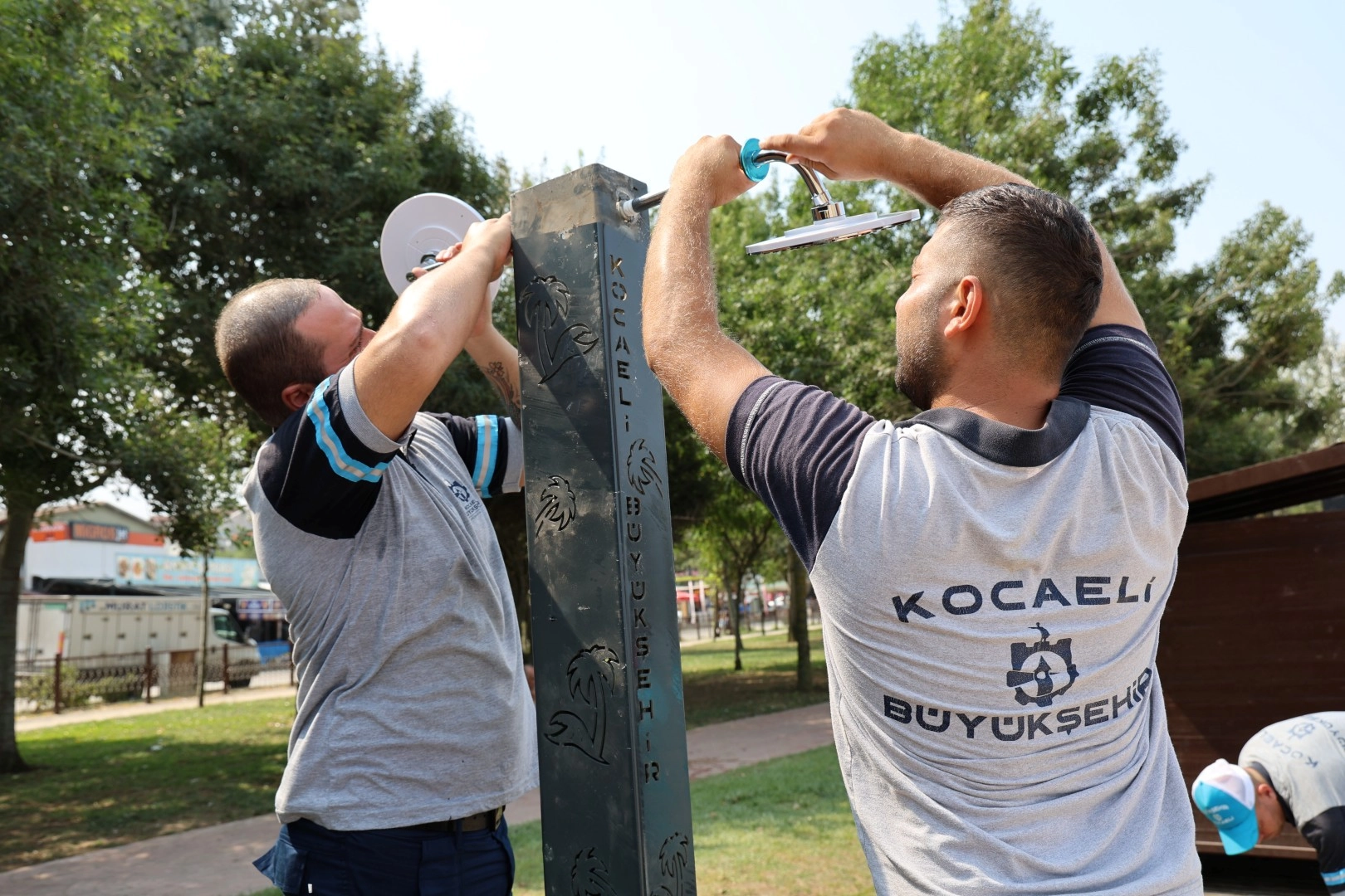 Kocaeli Büyükşehir'den sahillerde su tasarrufu hamlesi