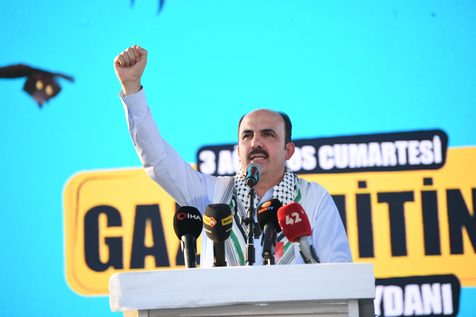 Konya'dan özgür Filistin için maddi destek... Aylık maaş ile günlük cirolarını Gazze'ye bağışlayacak