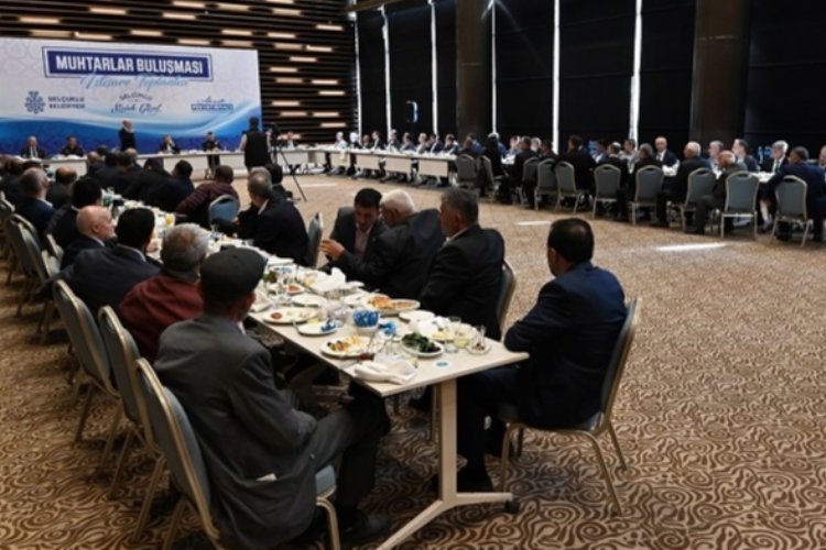 Konya Selçuklu'da muhtarlar buluşması