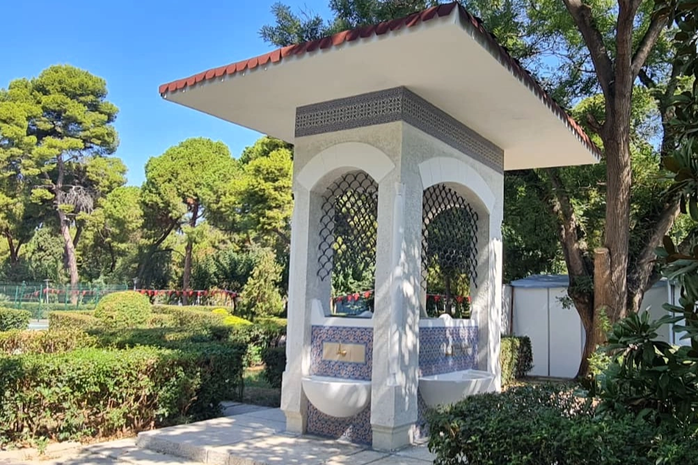 Kültürpark’ın tarihi çeşmesi 94’üncü İEF’ye hazır