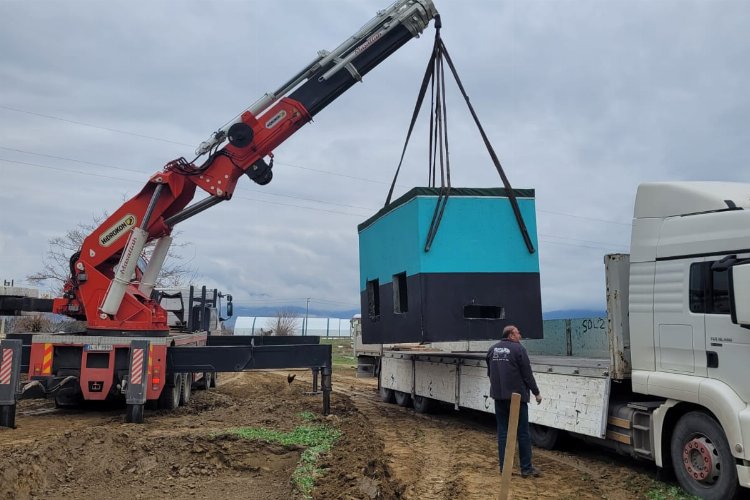 Manisa Sarıgöl'e yeni prefabrik depolar