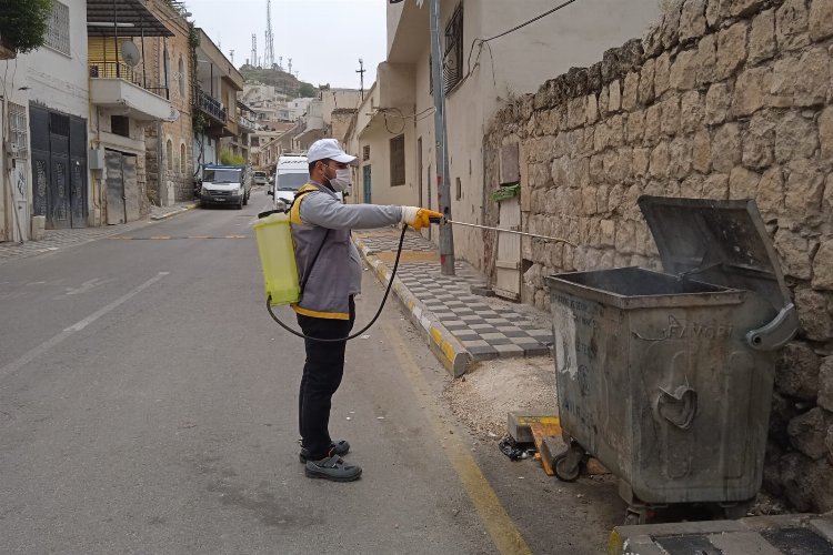 Mardin'de ilaçlama çalışmaları sürüyor 