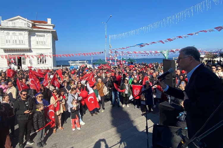 Mudanya'da Dalgıç'tan nokta mitingleri