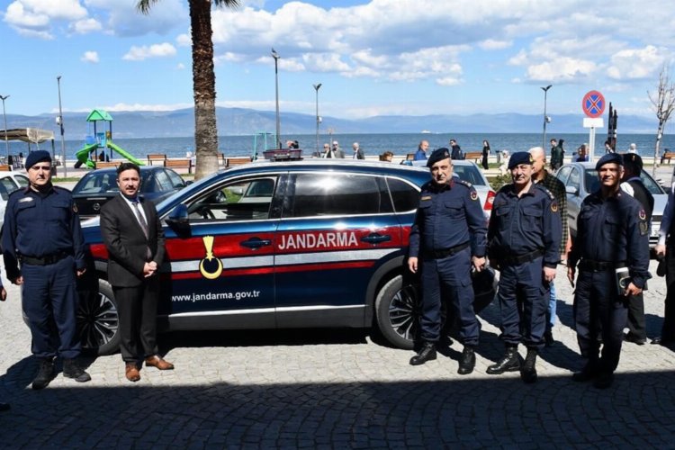 Mudanya Jandarması da 'Togg'landı