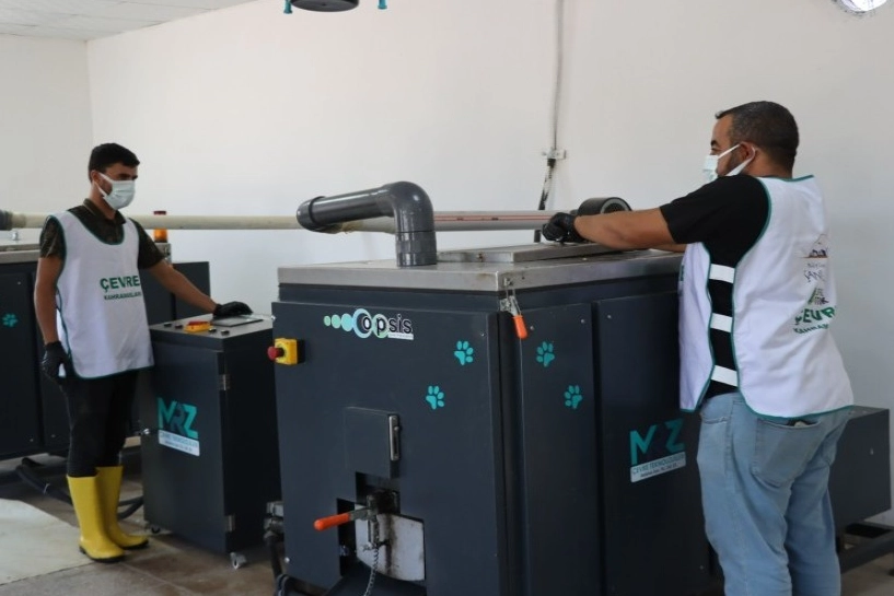 Organik atıklar can dostlara umut oluyor