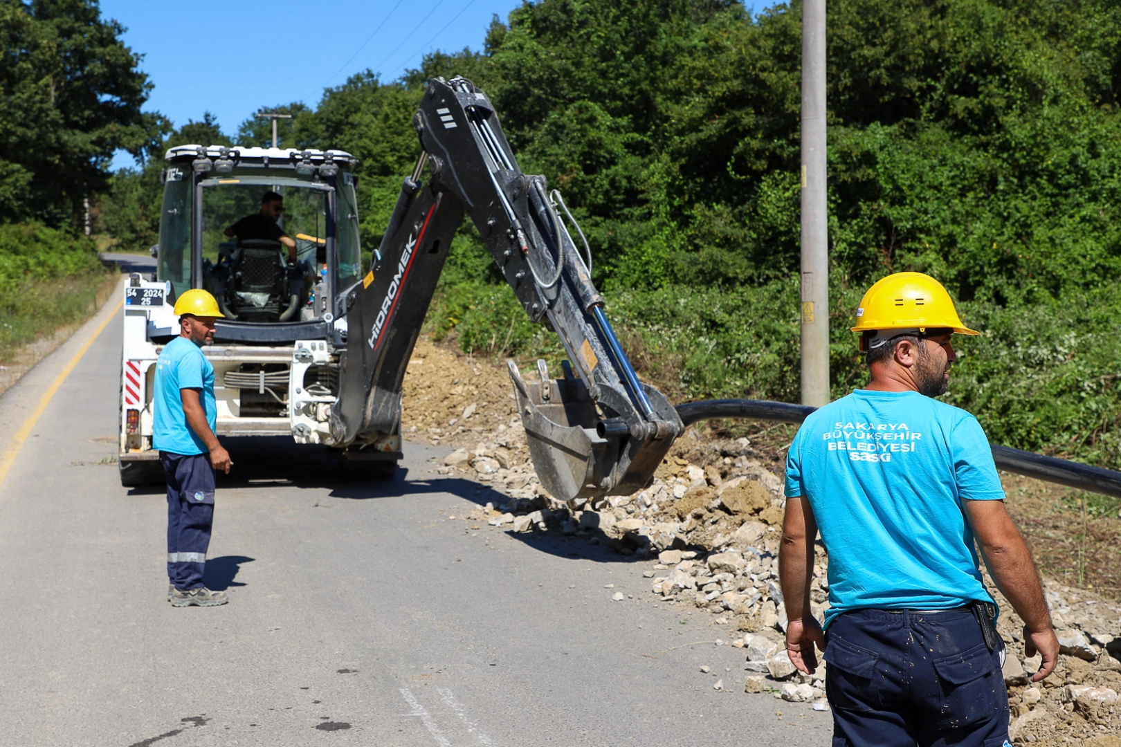 Sakarya'da iki mahallenin su iletim kapasitesi artırılıyor
