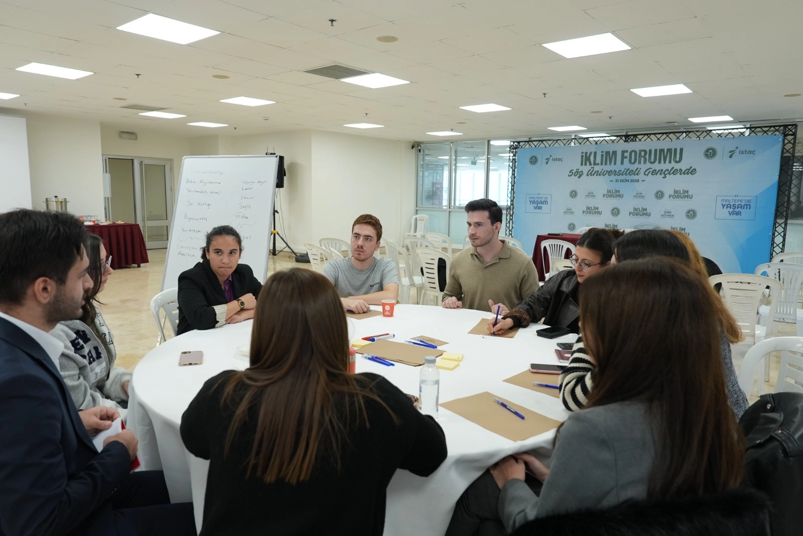 İstanbul Maltepe'de gençler iklim için buluştu