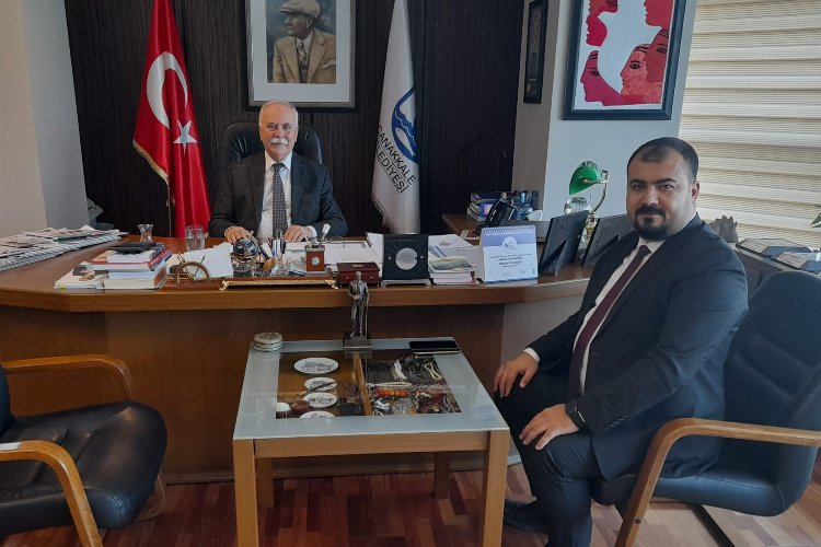Çanakkale Belediye Başkanı Ülgür Gökhan'a İGF Temsilcisi'nden nezaket