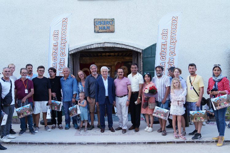 Antalya'da 3. Uluslararası Finike Suluboya Festivali sergisi