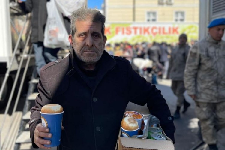 Antikkapı'dan bölgede sıcak yemek ve çorba ikramı