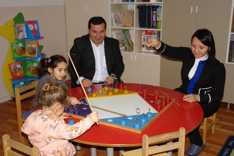 Bilecik Pazaryeri'nde miniklere 'akıl ve zeka oyunları' sınıfı