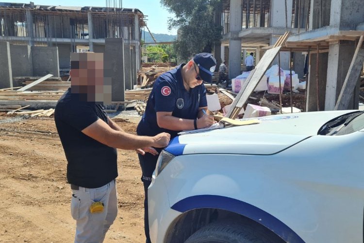 Bodrum'da inşaat denetimleri sürüyor