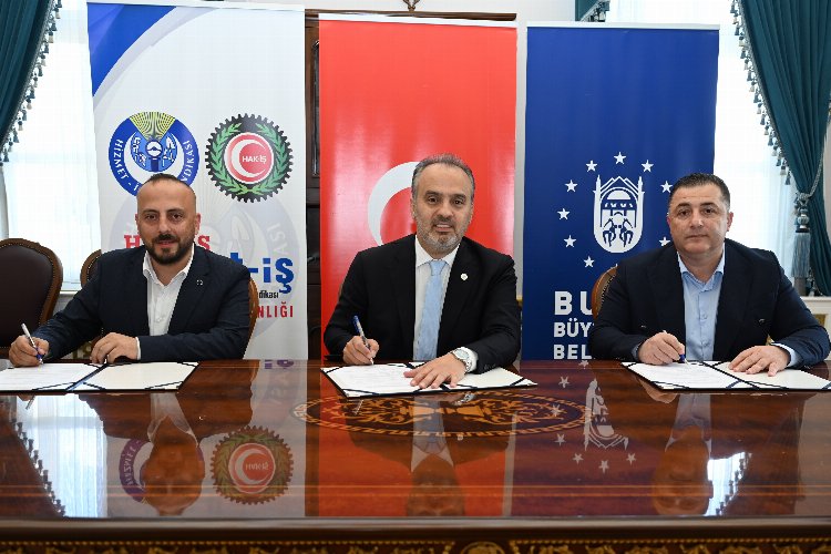 Bursa Büyükşehir'de toplu sözleşme sevinci