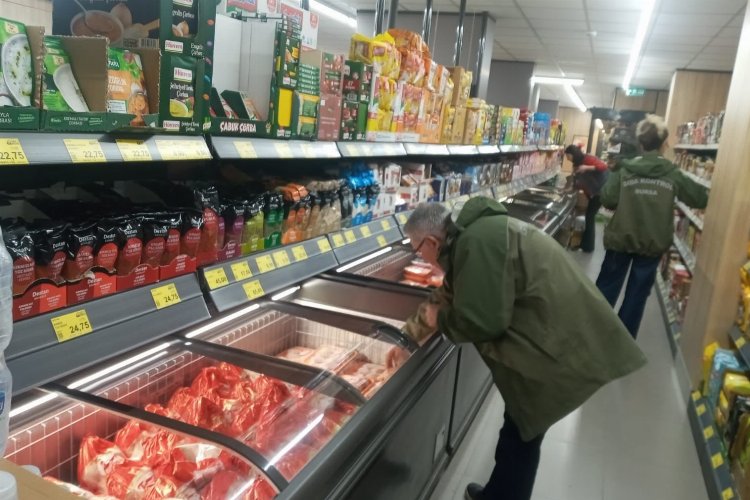 Bursa'da yılbaşı öncesi gıda güvenliği denetimi