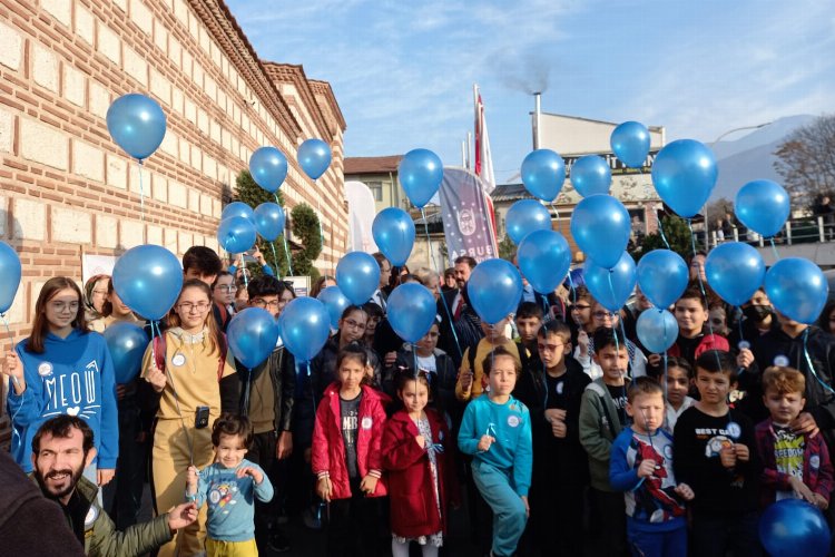 Bursa'dan diyabete 'mavi balon'lu farkındalık