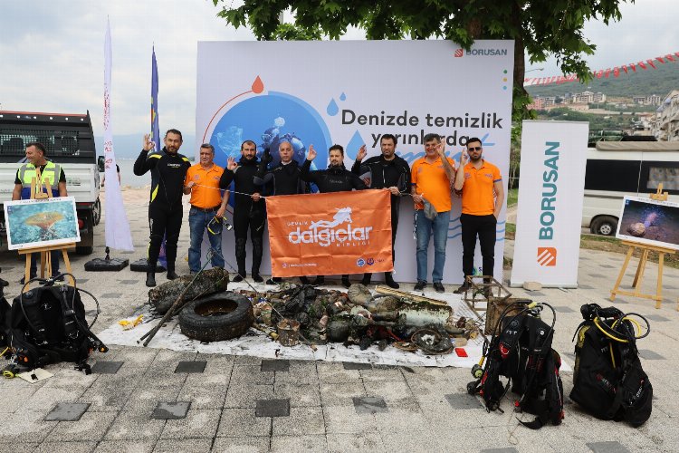 Bursa Gemlik'te 'Temiz Deniz' farkındalığı