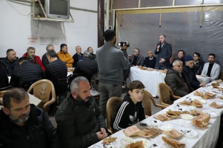 Bursa İnegöl'de 'Bereket Sofrası' Kasım Efendi'de kuruldu