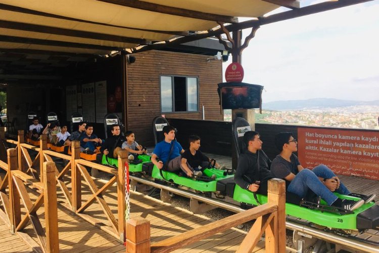 Bursa Mudanya'da hafız öğrencilerin Extrem Park keyfi