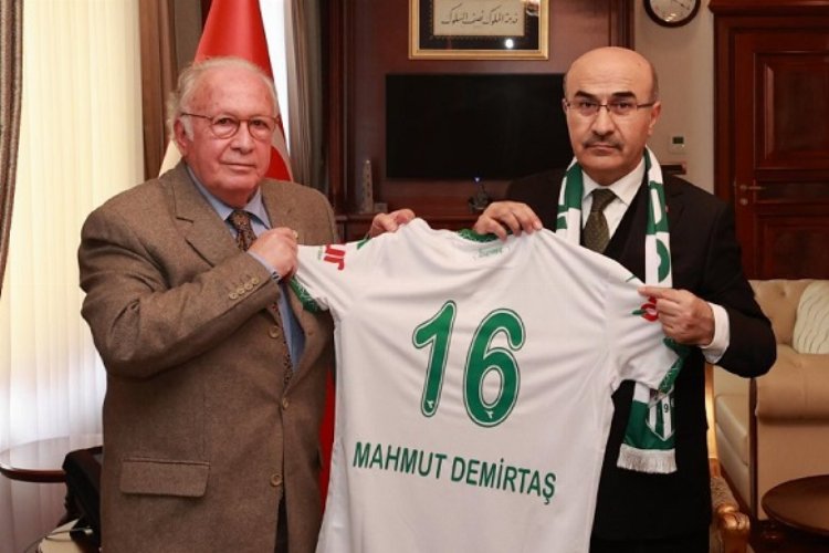 Bursaspor Yönetim Kurulu, Vali Demirtaş'ı ziyaret etti