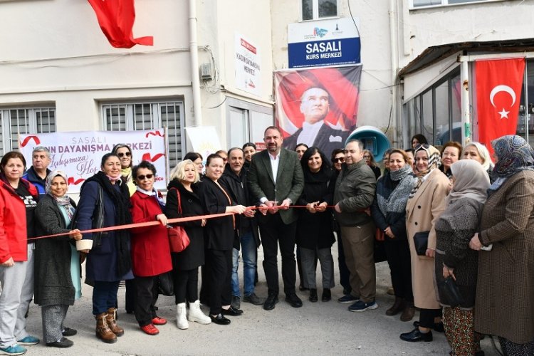 Çiğli'den kadınlara önemli destek.. 4. merkez Sasalı'da