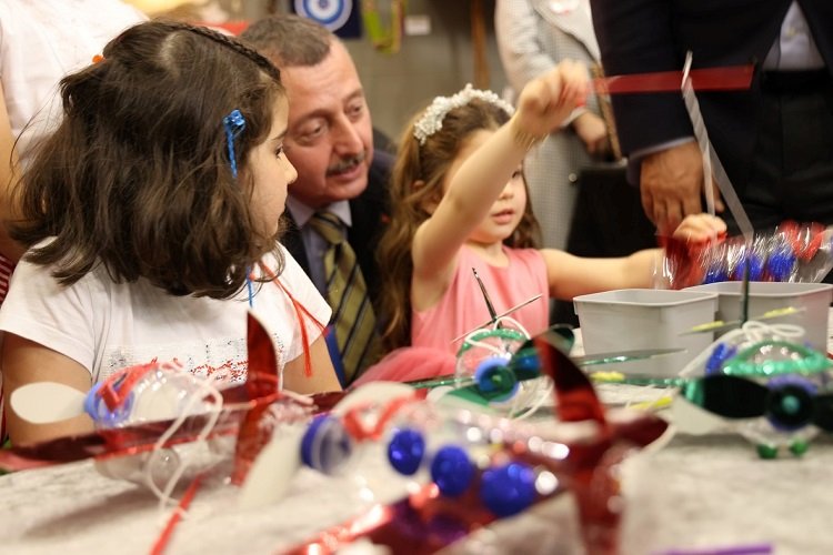 Çocukların hayal dünyası Büyükakın'ı büyüledi