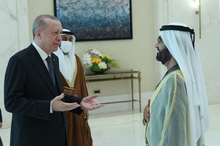 Cumhurbaşkanı Erdoğan, Dubai Emiri ile görüştü