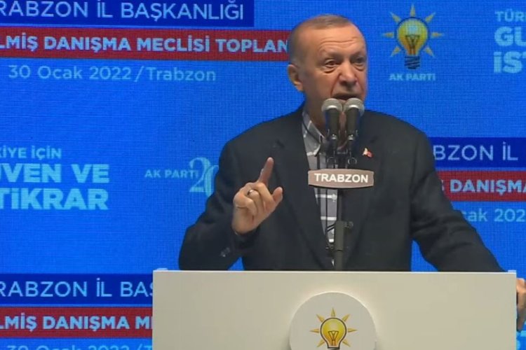 Cumhurbaşkanı Erdoğan, Trabzonlu gençlerden "Teknofest gençliği" sözü aldı