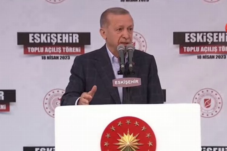 Cumhurbaşkanı Erdoğan Eskişehir'de... Türkiye rayından çıkarılmaya çalışılıyor