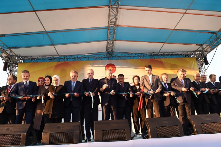 Cumhurbaşkanı Erdoğan, Malatya'da 133 projeyi açtı