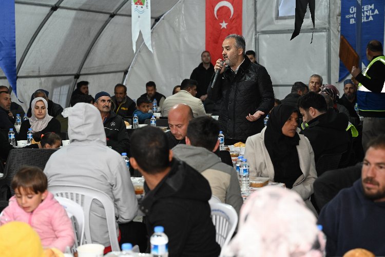 Deprem bölgesi Hatay'da Bursa'nın Ramazan bereketi