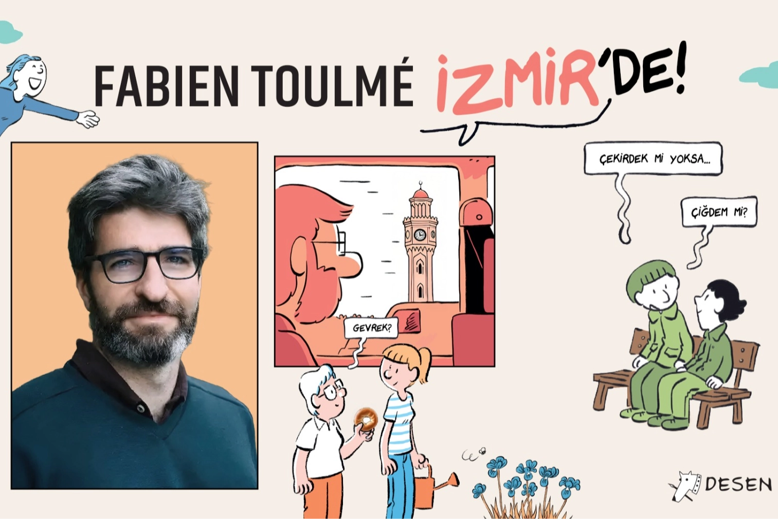 Desen Yayınları’nın ödüllü çizeri Fabien Toulmé İzmir'e geliyor