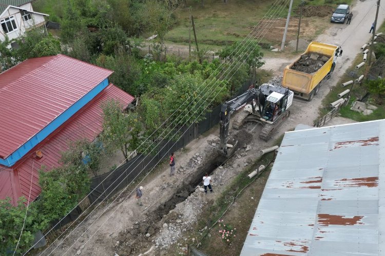 Düzce'de alt yapı çalışmalarına aralıksız devam