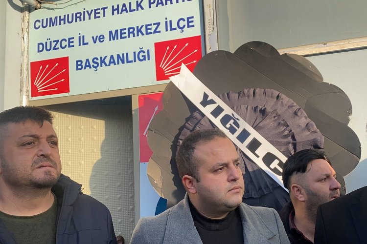 Düzce’de CHP Milletvekiline sert tepki