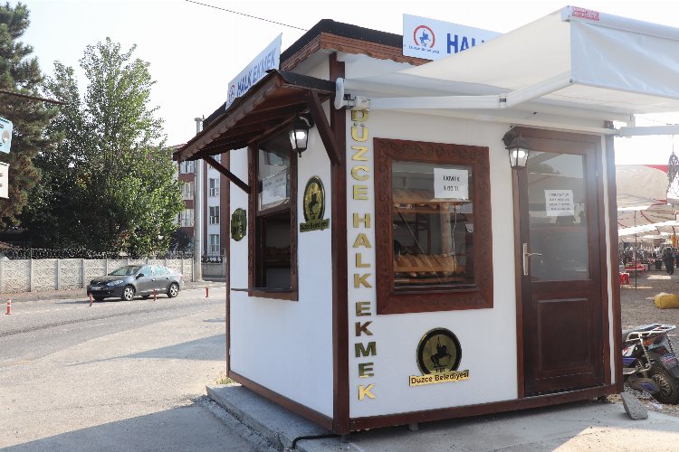 Düzce Halk Ekmek'te pide satışları başladı