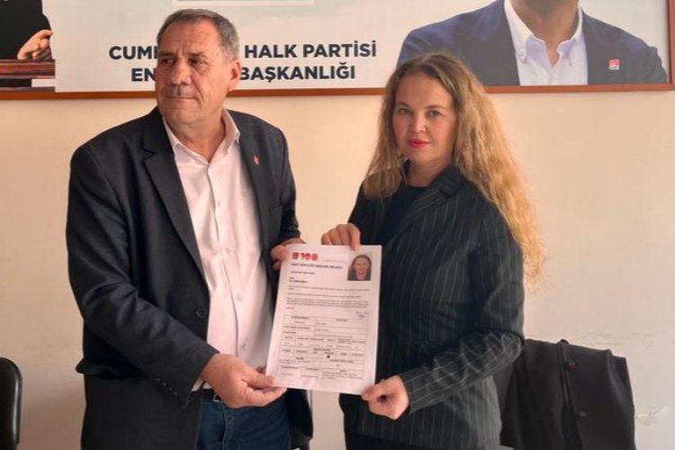 Enez'de CHP'den kadın aday adayı