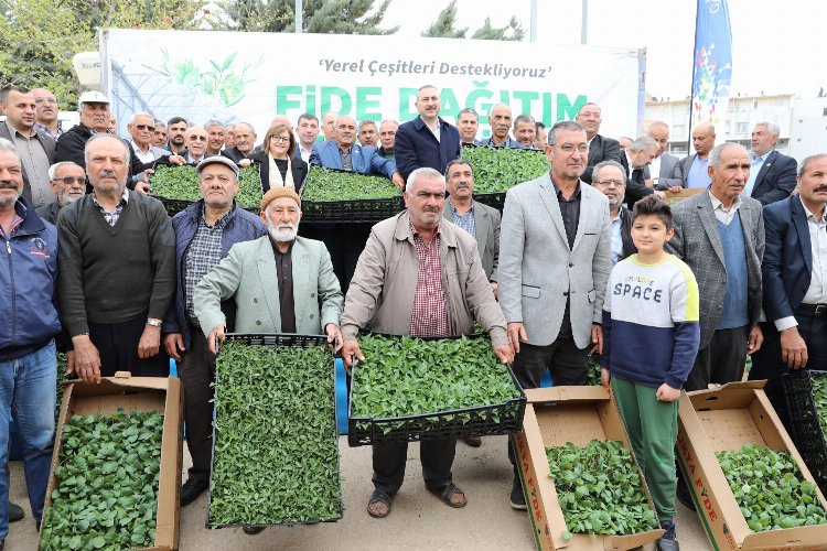 Gaziantep'te çiftçiye 'yerel ürün fide' desteği